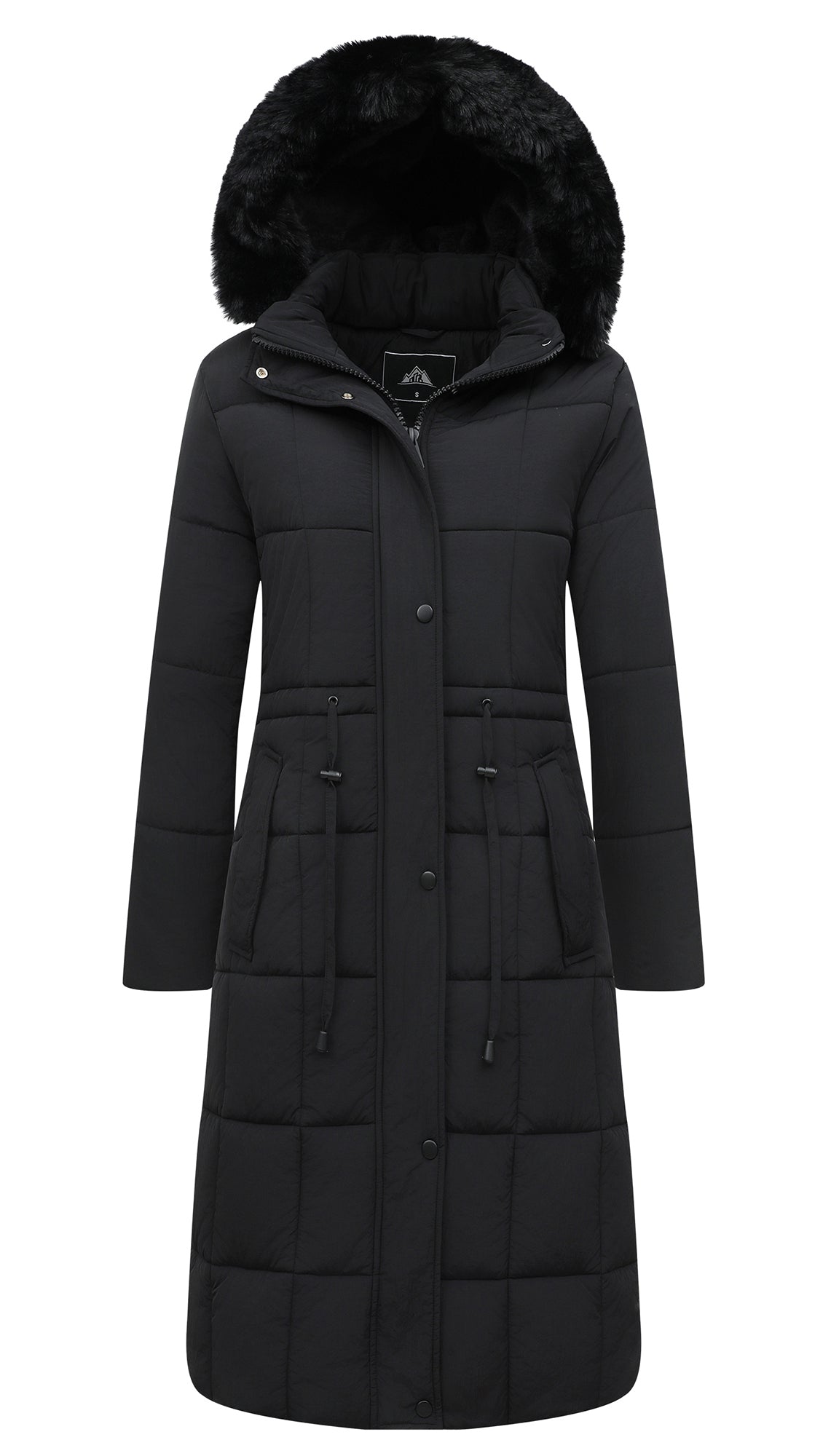 Hveoo Women's Winter Coat Long Waterproof Parka - Warm Snow Winter Jacket for Women, Cold Weather Outerwear