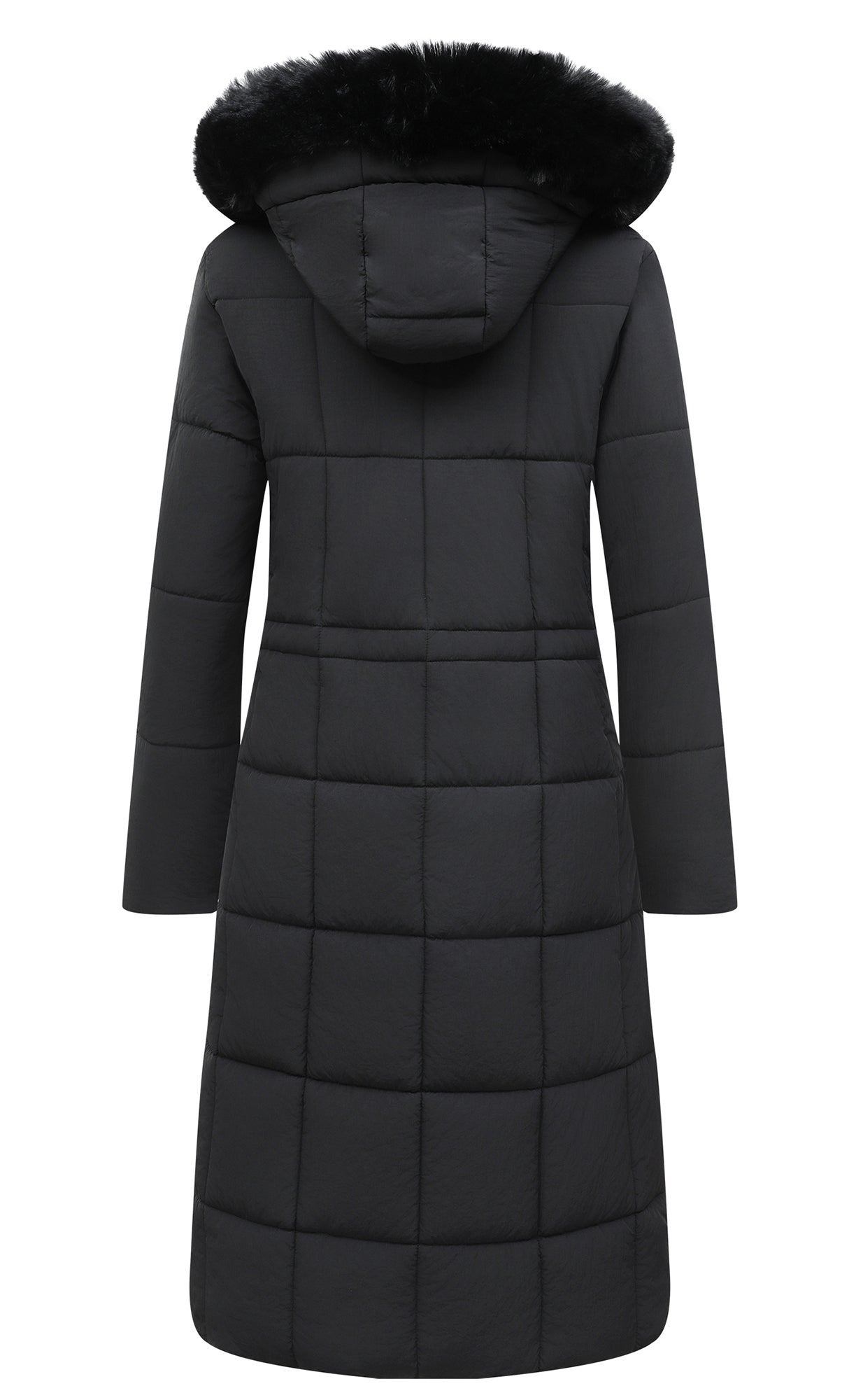 Hveoo Women's Winter Coat Long Waterproof Parka - Warm Snow Winter Jacket for Women, Cold Weather Outerwear