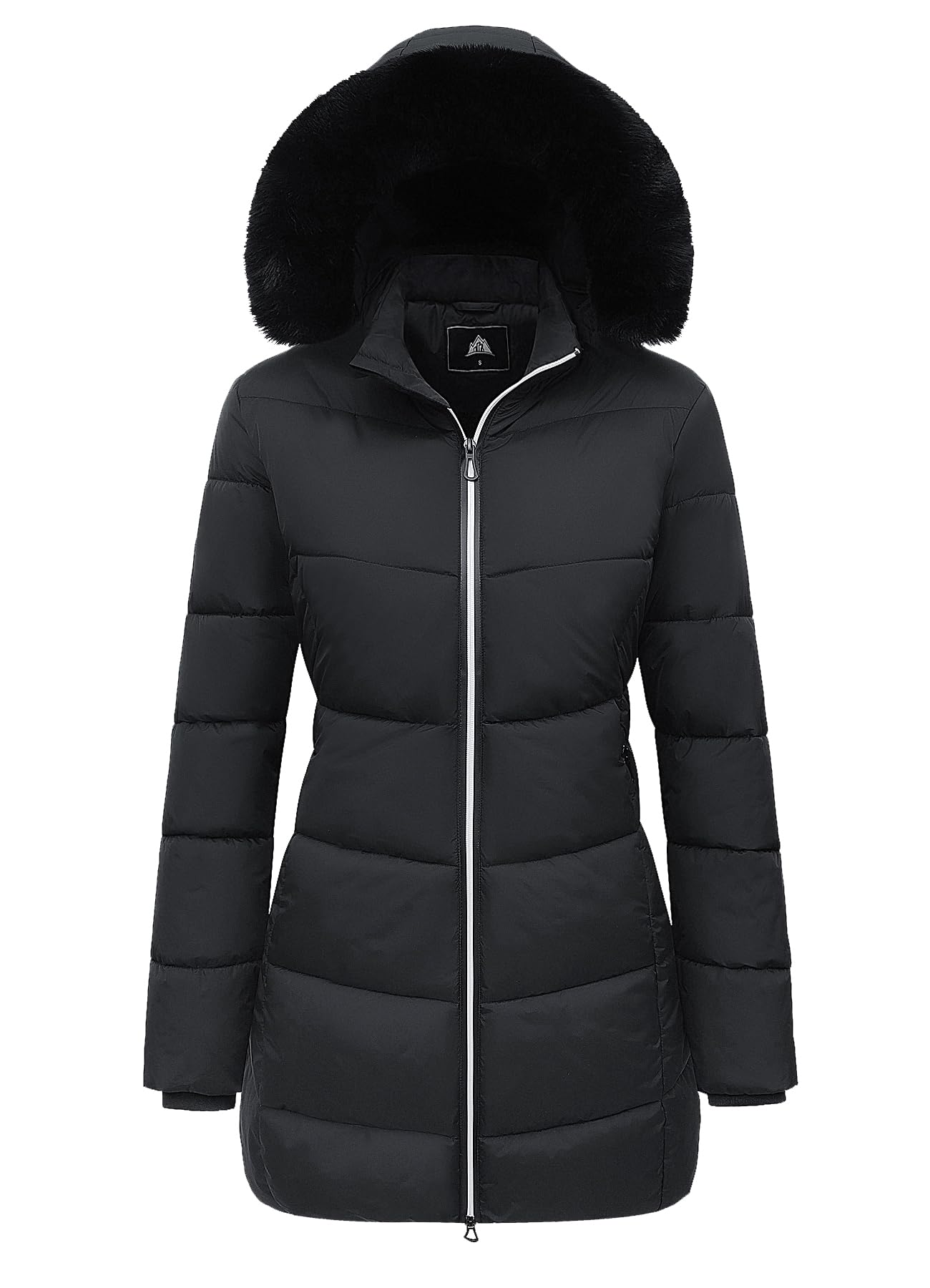 HVEOO Women's Winter Windproof Warm Down Coats Waterproof Thicken Hooded Puffer Jacket